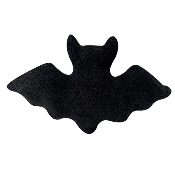 Halloween Bat Plush Pillow Bat Modeling Pillow Black