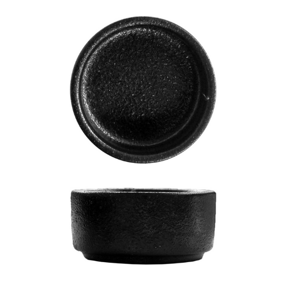 Tempest – Black – Round Dish – Black – 6.5cm (Pack of 12)