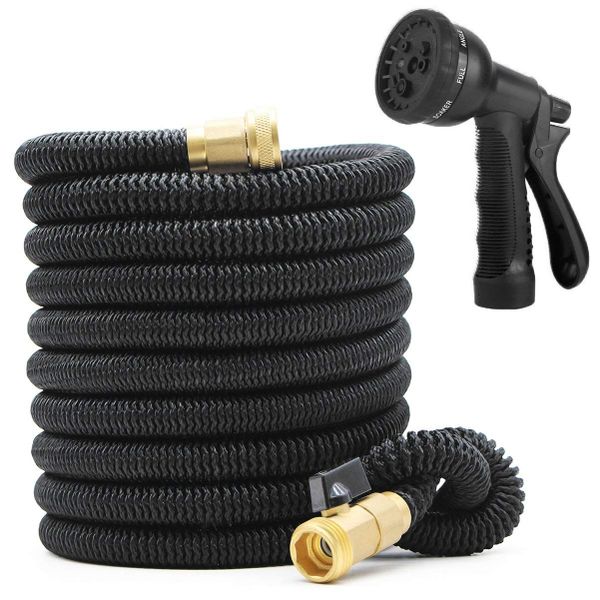 Garden Flexi Hose with Nozzle (30.50m Length)