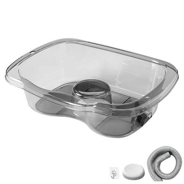 Portable Hair Washing Basin with Drain Hose Use on Bed Bathtub or Sink