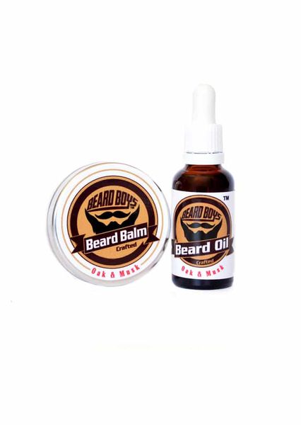 Beard Boys Balm &amp; oil Kit - Oak &amp; Musk