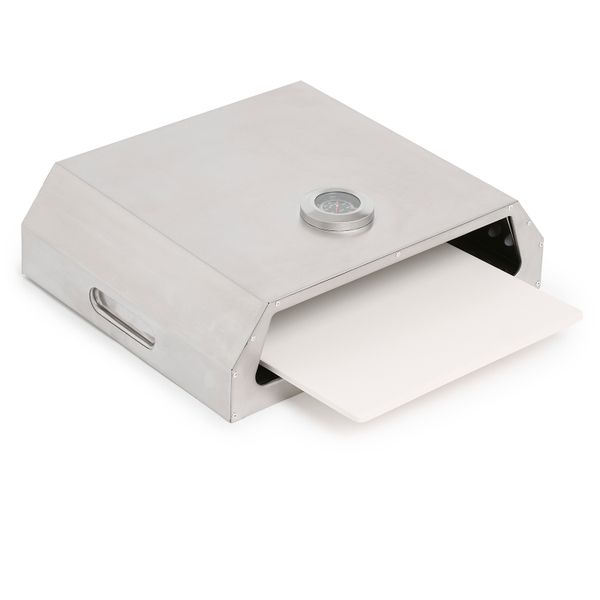 Fire up - Pizza Braai + Pizza Stone - Stainless Steel