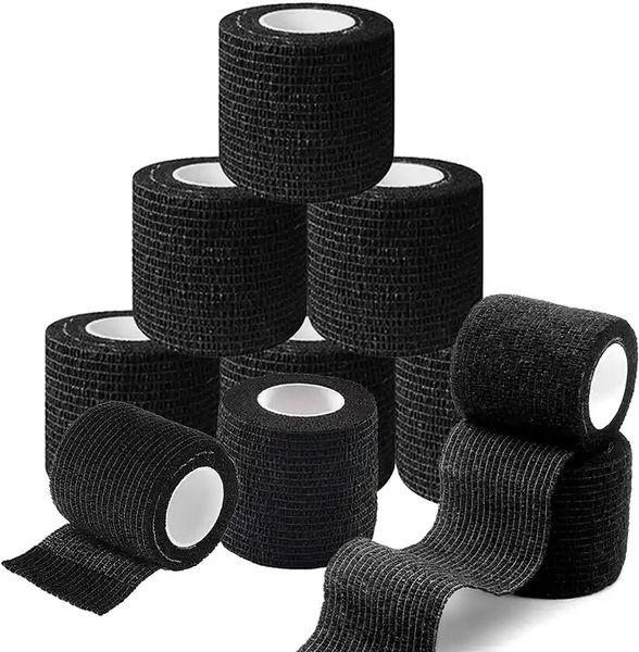 Bulk Cohesive Bandages for Injuries - 50mm x 4.5m - 24 X Black