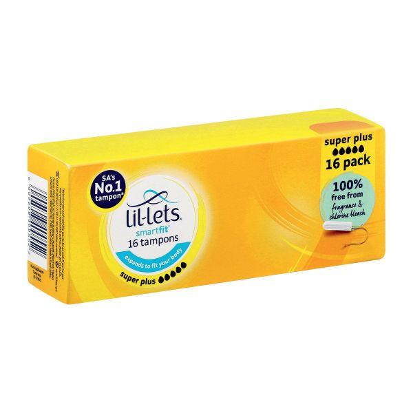 Lil-lets Tampons Smart Fit Super Plus (3x16s) non-applicator.