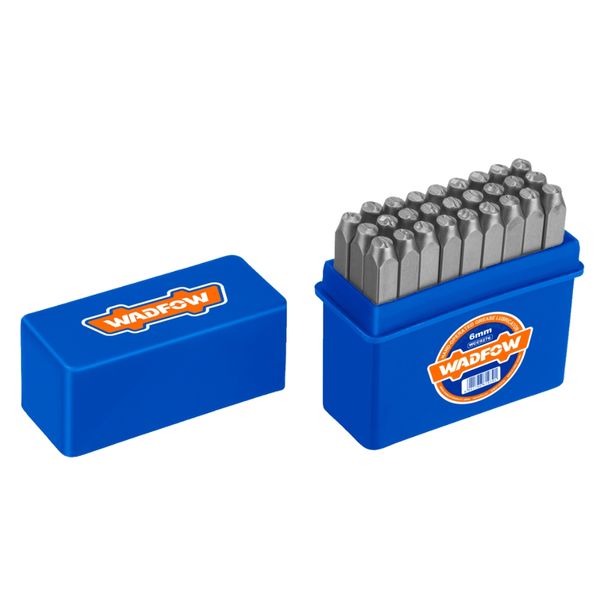 Wadfow - Carbon Steel Punch Letter Set A-Z (6×60mm) - 27 Pieces