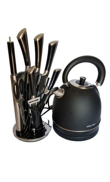 Knife and Kettle Set -Black