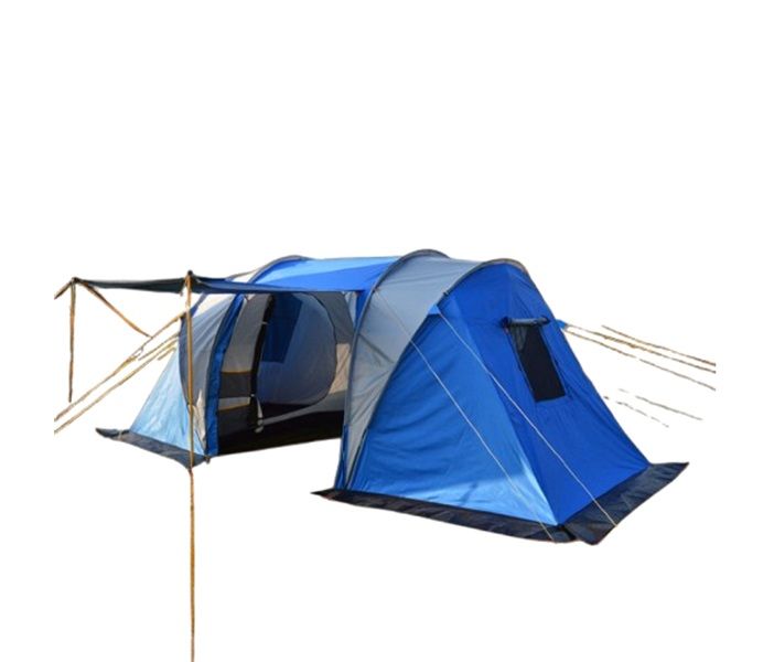Family Camping Tent - 9 Person, 3 Rooms, Semi-Geodesic Frame &amp; Waterproof