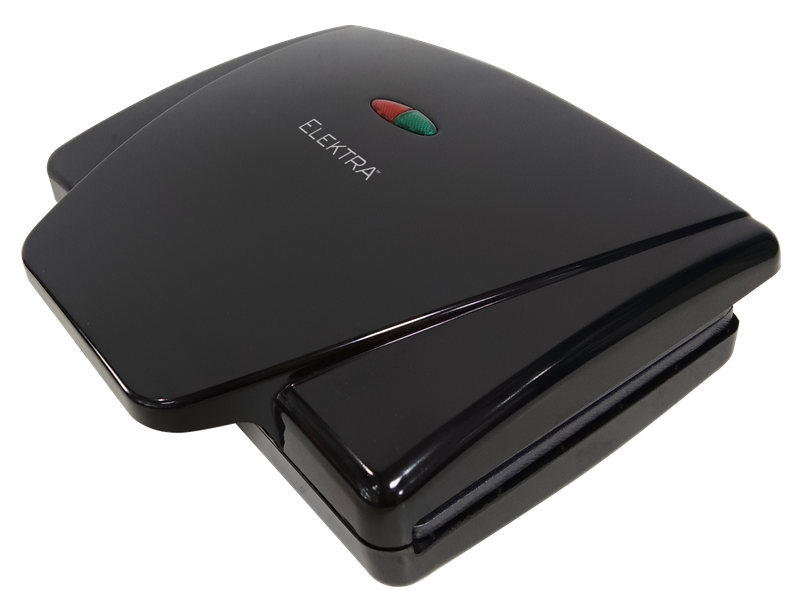 Elektra 2-Slice Grill Press &amp; Snackwich Machine - Black, Non-Stick Plates