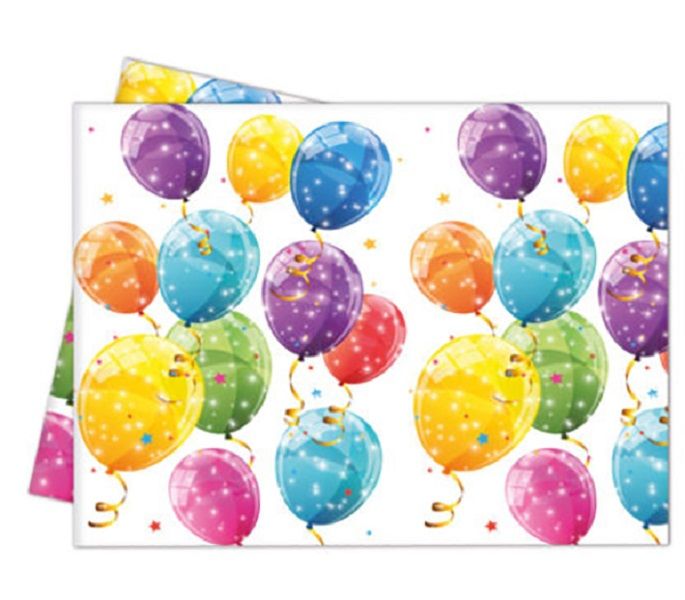 Sparkling Balloon Plastic Tablecover