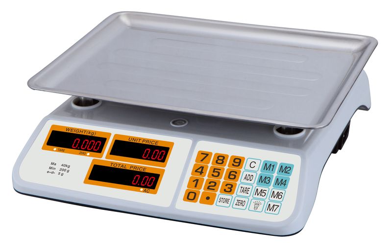 IronClad Computing Price Scale LCD Digital Commercial Food Meat Weight 40kg