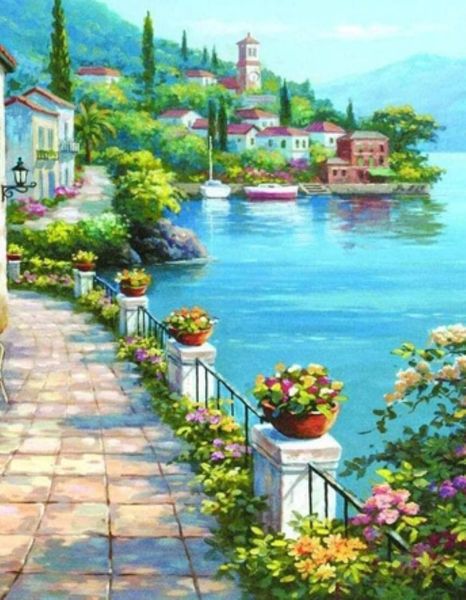 Paint by Numbers DIY Kit Deluxe_ 40cm x 50cm PBN072 / POD / NO FRAME