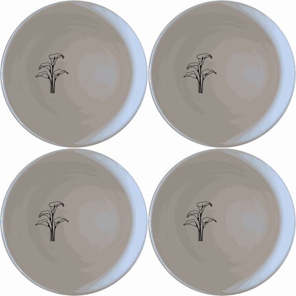 Arum Lilies Bowl Set of 4 - Range 2