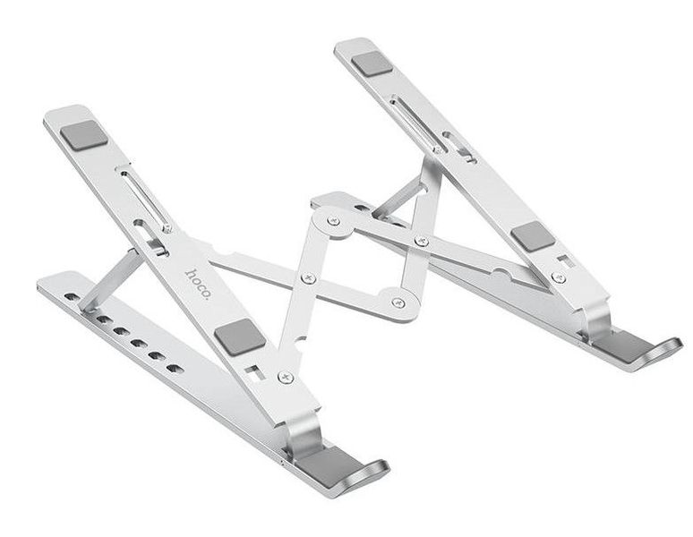 Tentech-Folding 7-Level Adjustment Notebook Stand Silver