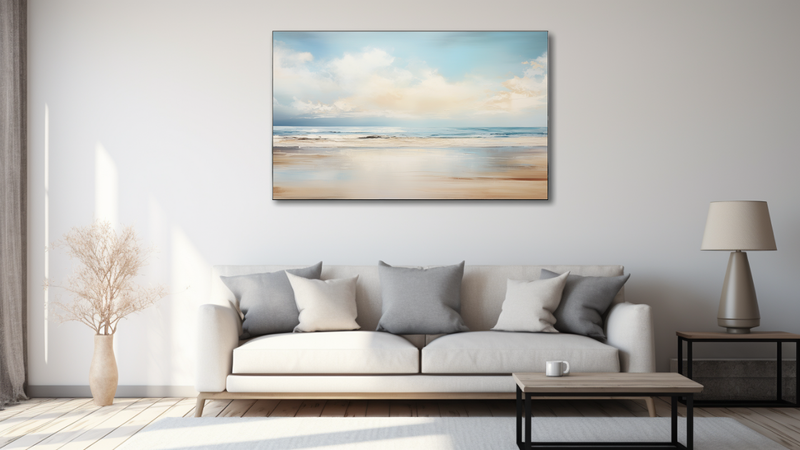 Canvas Wall Art - Seascape Serenade Abstract - MT0522