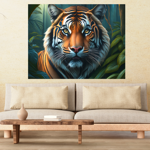 Canavs Wall Art Home Decor - Tiger 936