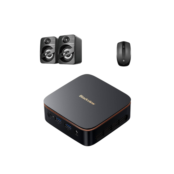 Buysave Blackview MP20 Mini PC Bundle Intel N150 16GB 512GB Win11Pro