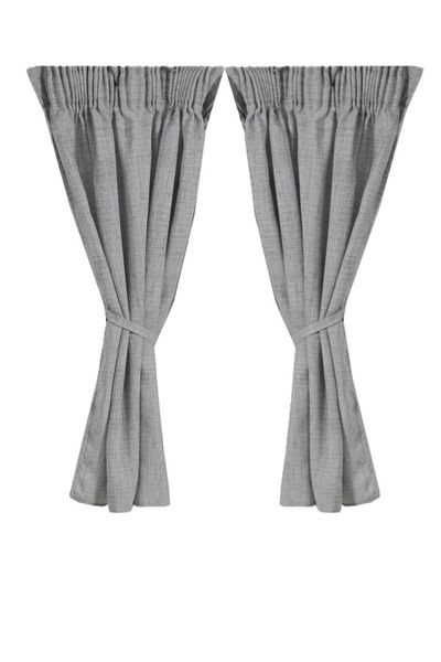 2 Pack Bronx Cafe Curtain 110x120cm