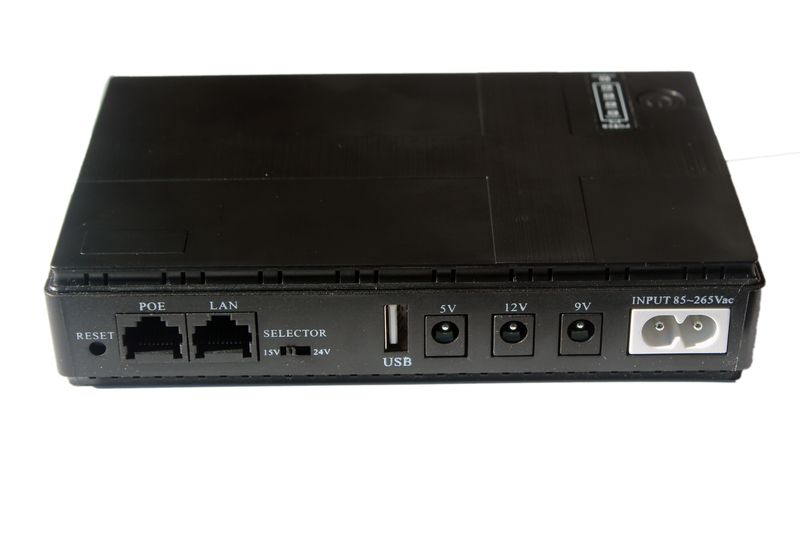 Mini UPS for both Router and Fibre, one device for all