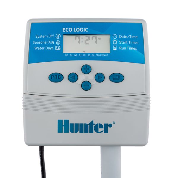 Hunter ELC-401i-E Eco-Logic 4 Station Indoor Controller, 230VAC