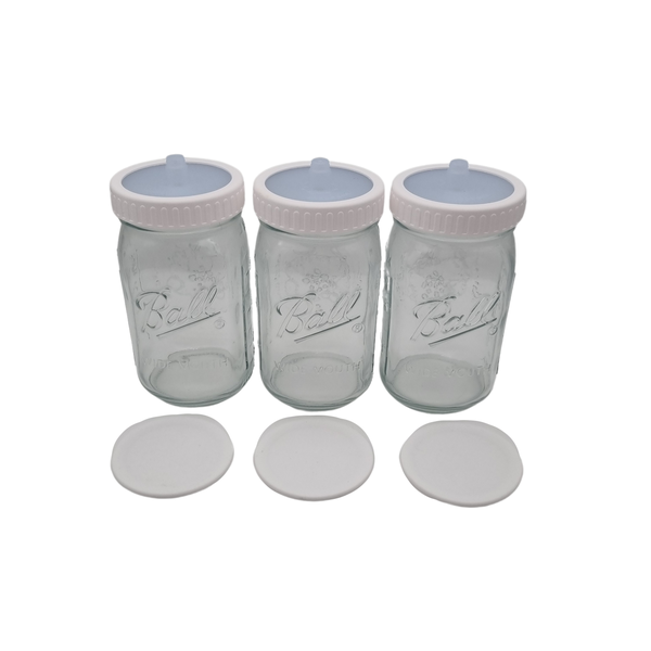 Crafty Cultures Fermentation Jars (Pack of 3)