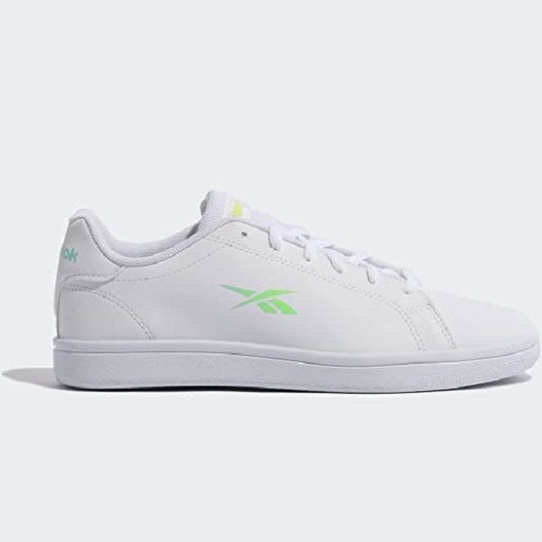 Reebok Women's Royal COMPLETE Sport Shoes - White/Hint Mint/Acid Yellow