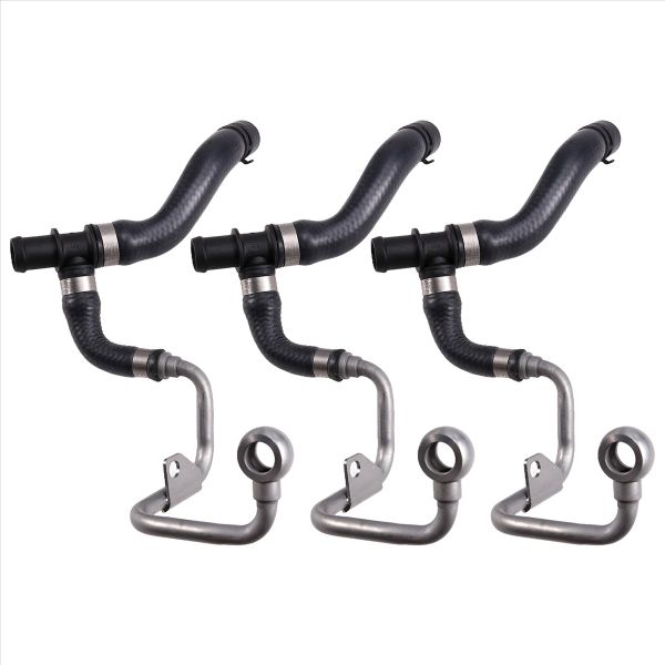 11539845352 3 Pcs Turbocharger Coolant Hose Compatible with Universal