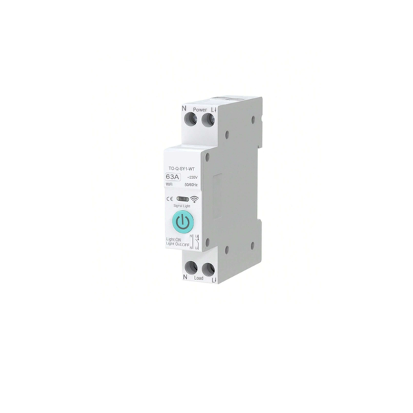 Smart Circuit Breaker 63A Din Rail - Tuya Smart App / Wi-Fi Enabled