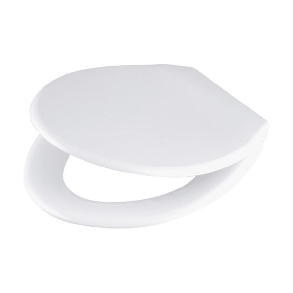 Wirquin Toilet Seat - BPA Free Plastic - Neon White - 900g - Bulk Pack of 2