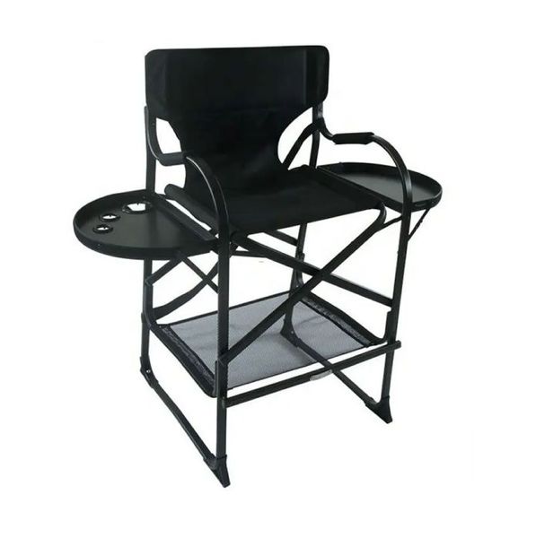 Double-Sided Tray-Stopped Makeup Artist Chair