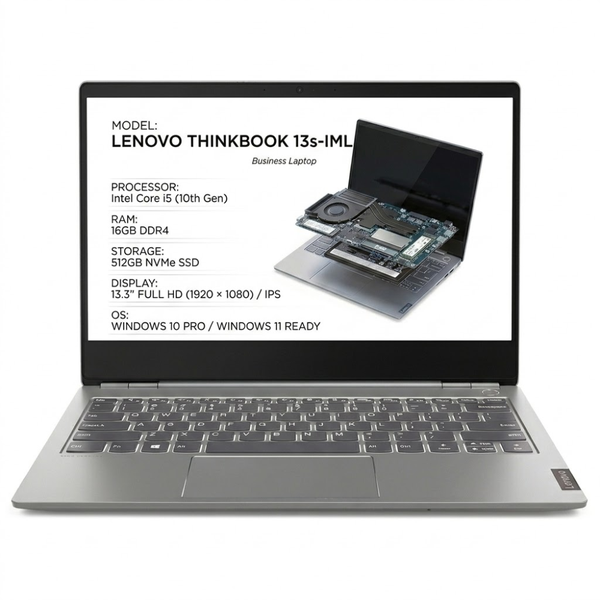 Lenovo ThinkBook 13s-IML Intel Core i5 10th Gen Laptop+Bag &amp; Mouse (Refurb)