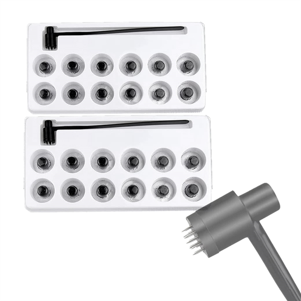 2Box (24Pcs) 7 Star Needle &amp; Plum Blossom Dermal Hammer