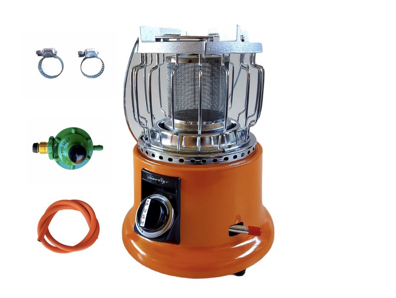 BB 2 in 1 Portable Gas Heater &amp; Stove - For Indoor or Outdoor Use
