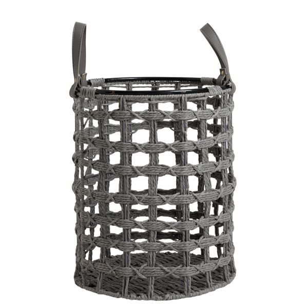 George &amp; Mason - Isla Laundry Basket Medium - Grey