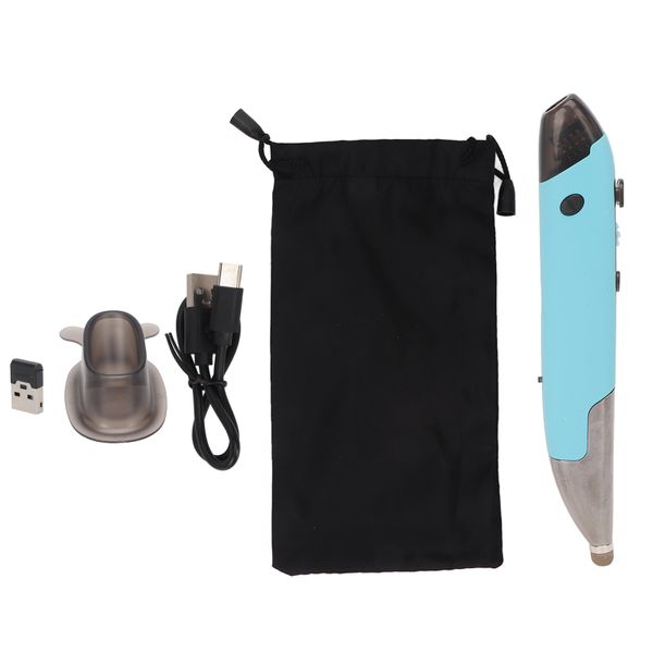 Pen Mouse Laptop Voice Wireless Blue 1600DPI