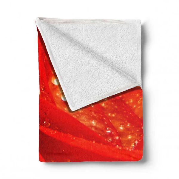 Dew Drops Light Weight Fleece Blanket By Annette Heymans