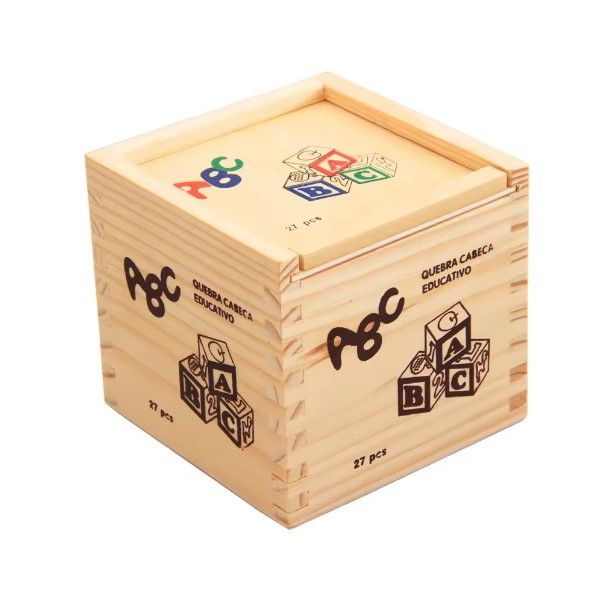 Educational Wood Letter Blocks Set 48 Pieces Shop Today Get It