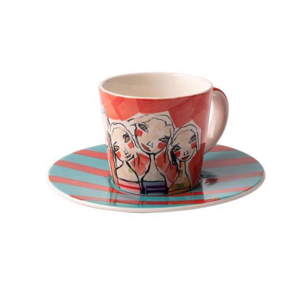 OLIVIA - Treasure Friendships Cup &amp; Saucer Set of 4