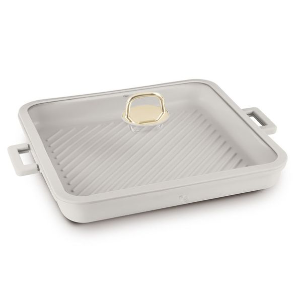 Berlinger Haus 34cm Titan Pro Non-Stick Oven Safe Square Grill Pan-Sahara