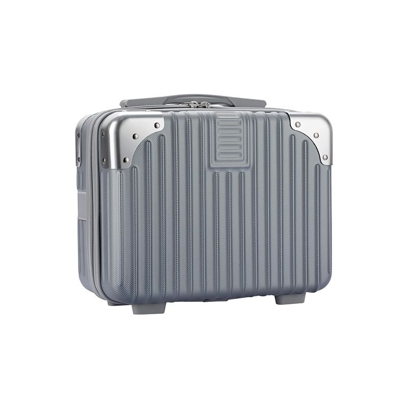 Women's ABS Zipper Small Cosmetic Travel Carrying Suitcase