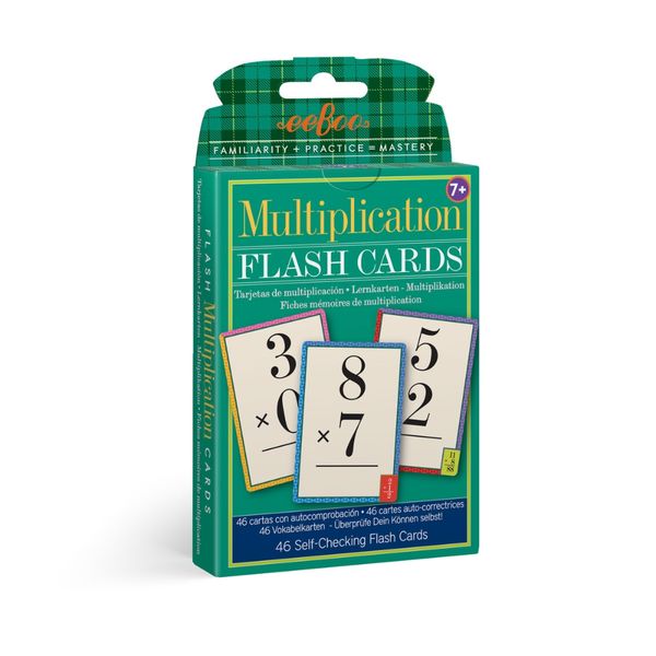 eeBoo - Multiplication Flash Cards - Educational Math Learning Cards