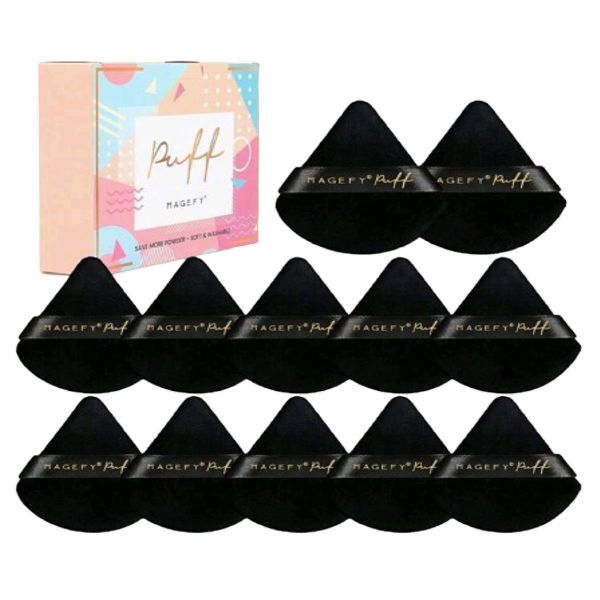 MAGEFY Soft Precision Makeup Applicator Triangle Powder Puff