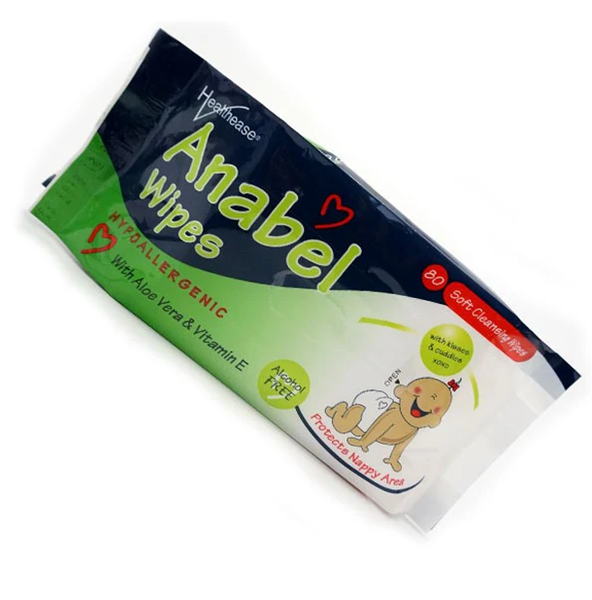 Healthease - Anabel Disposable Wet Wipes 80pcs x 2