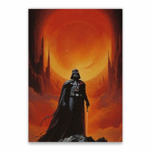 Darth Vader Red Planet Poster - A1