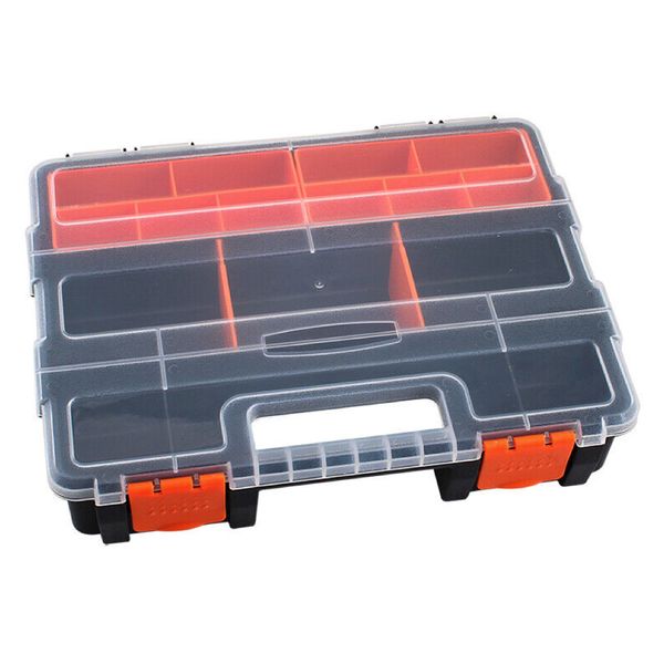 Camping Fishing Two Layer Heavy Duty Large Tackle Storage Case (29cm)