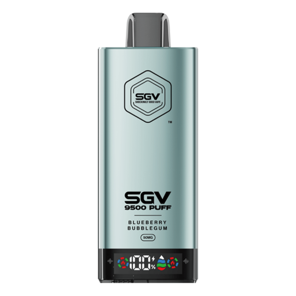 SGV Disposable Device Blueberry Bubblegum 50mg 9500 puffs
