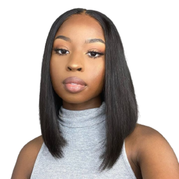 Brazilian Hair Wig, Bob Cut 4x1 Part Wig.