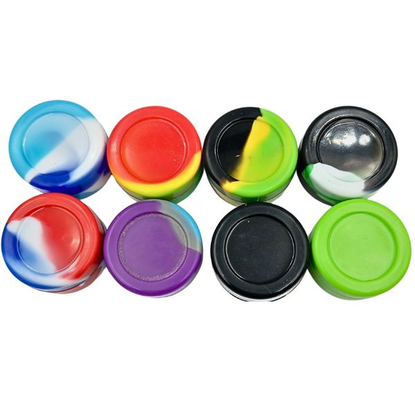 5ml Silicone Dab Pot Multicolor Pack of 40