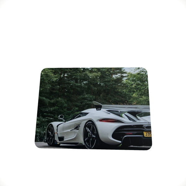 Koenigsegg White D2-Mouse Pad
