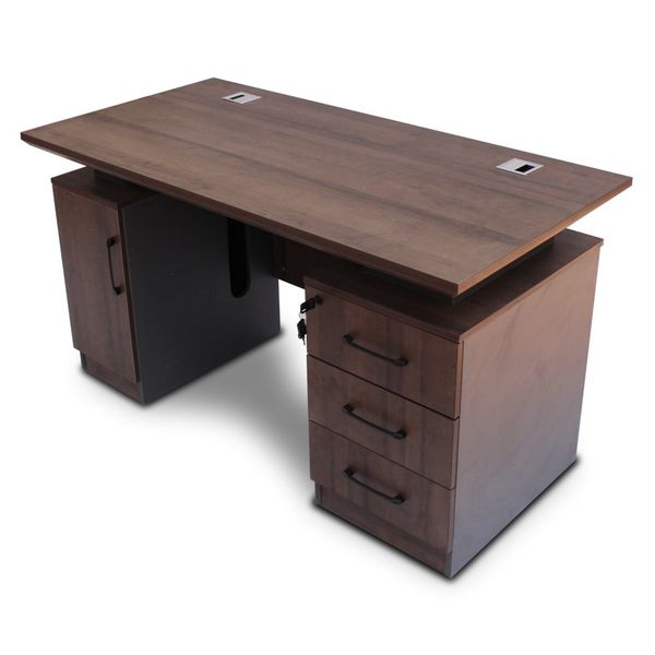 140cm Mystic Cocoa Brown Computer Work Desk