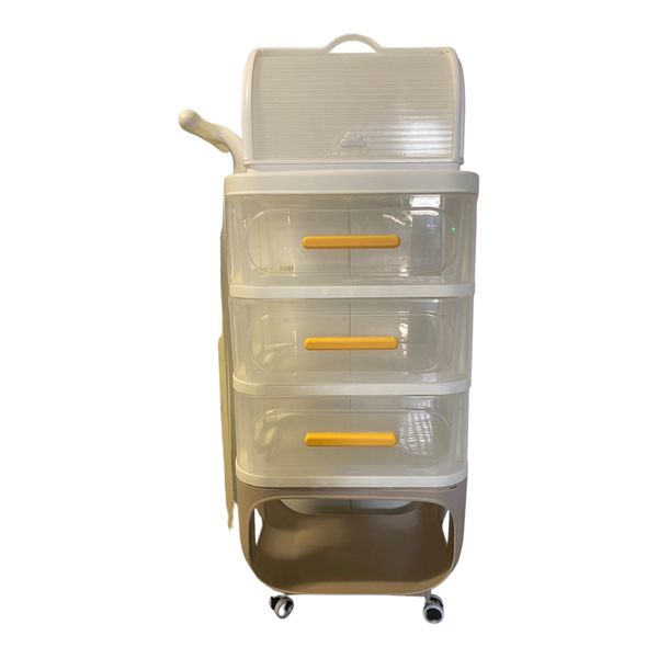 Baby Storage Trolley with Cloud Bin